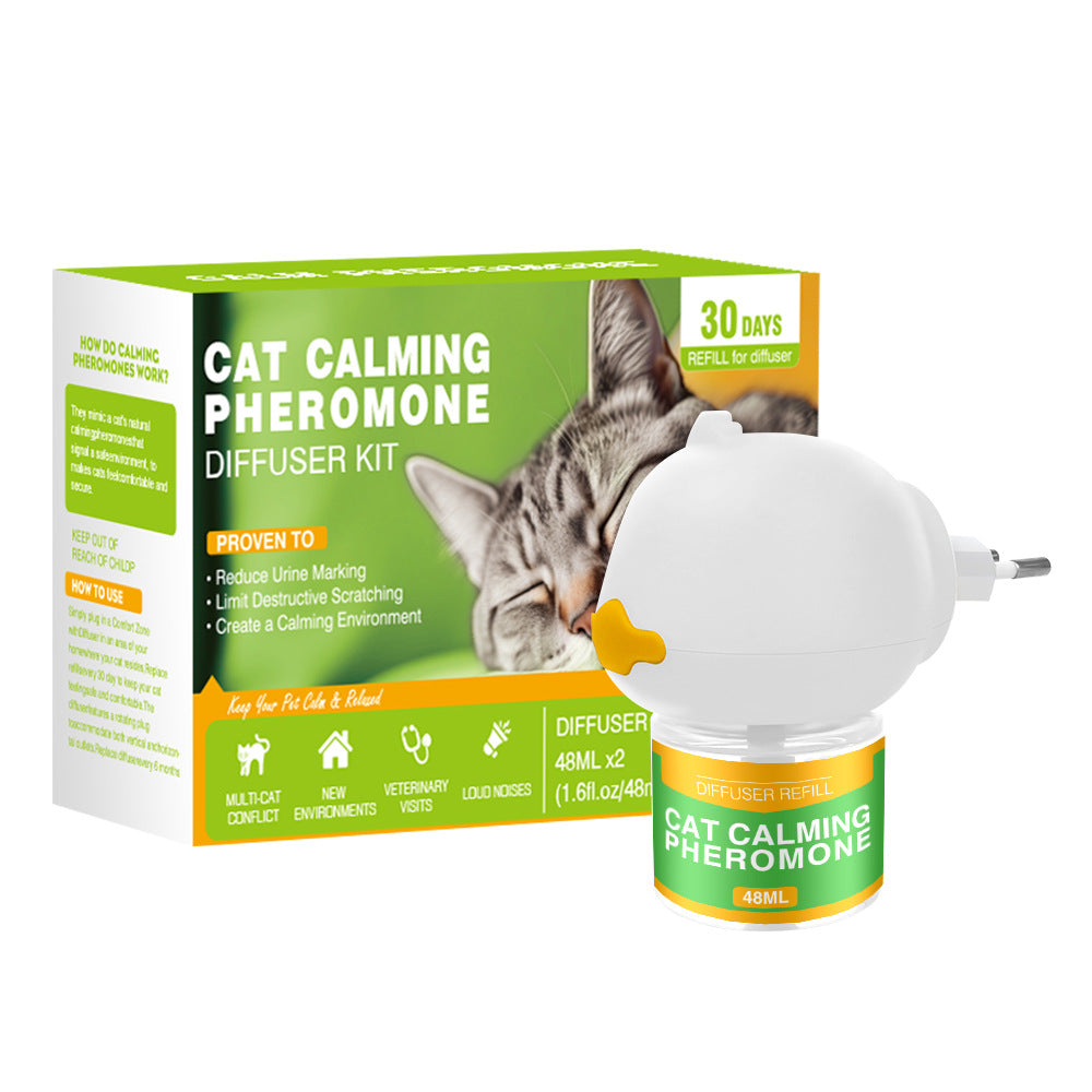 UK square plug 2 refills 1 cat diffuser